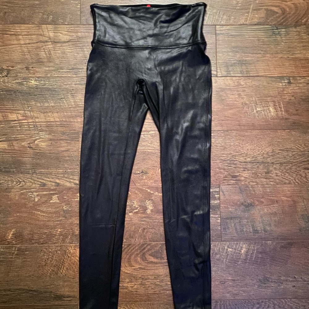 Spanx faux leather leggings